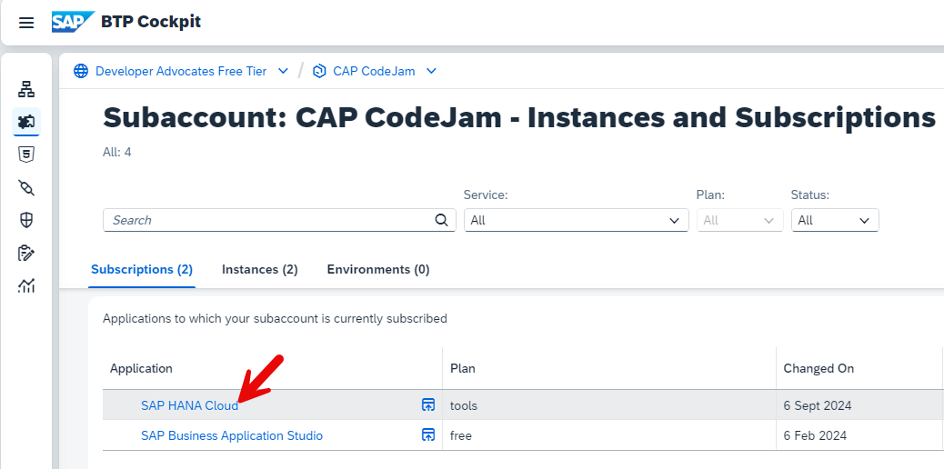 SAP HANA Cloud Tools