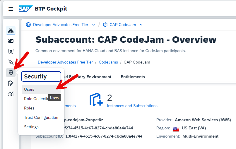 Navigate to User Management