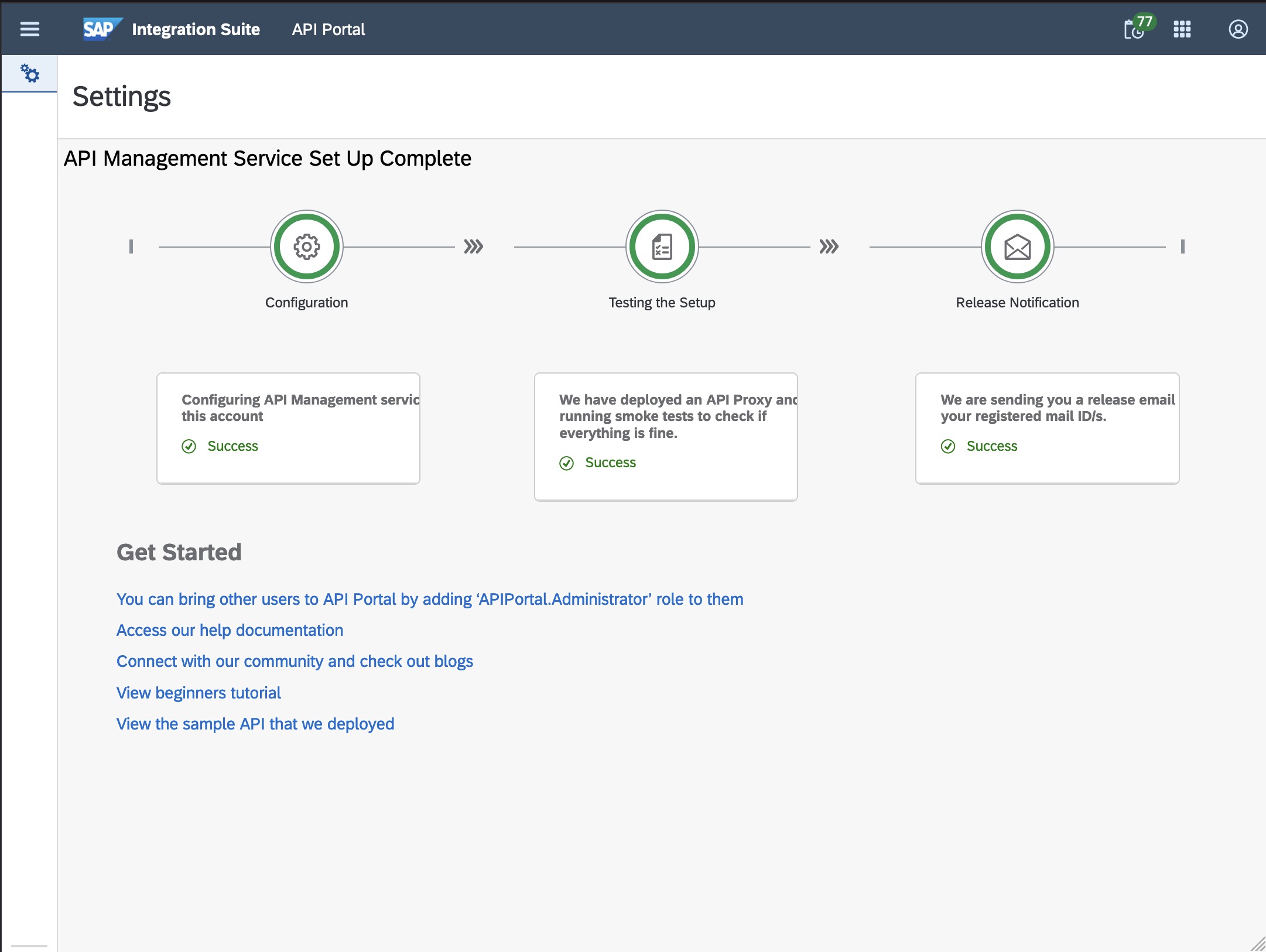 Set up API Management - Complete