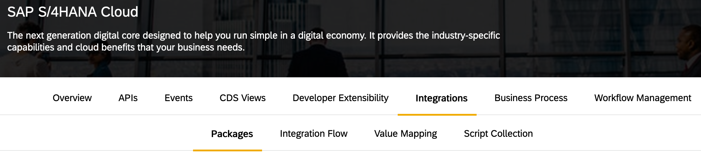 SAP S/4HANA Cloud Categories