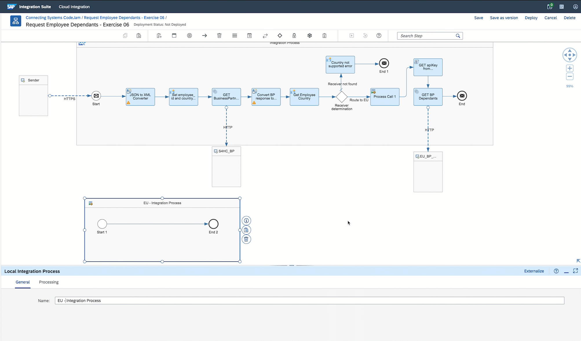 Remove connections and move elements