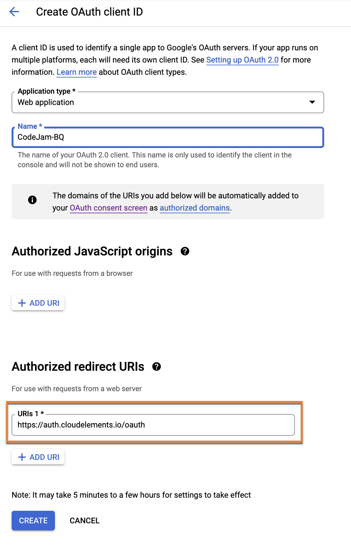 CodeJam - OAuth 2.0